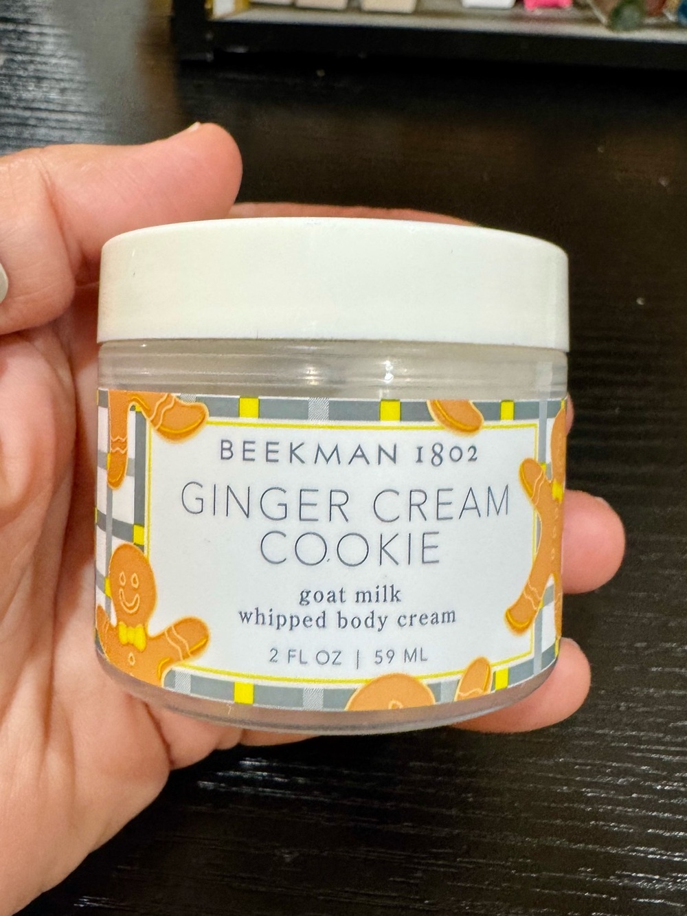 Beekman 1802 Ginger Cream Cookie Whipped Body Cream - brand new 2 floz.